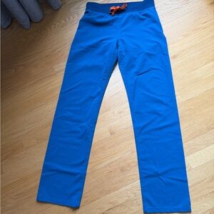 Figs Blue Livingston pant XS tall. Retired color